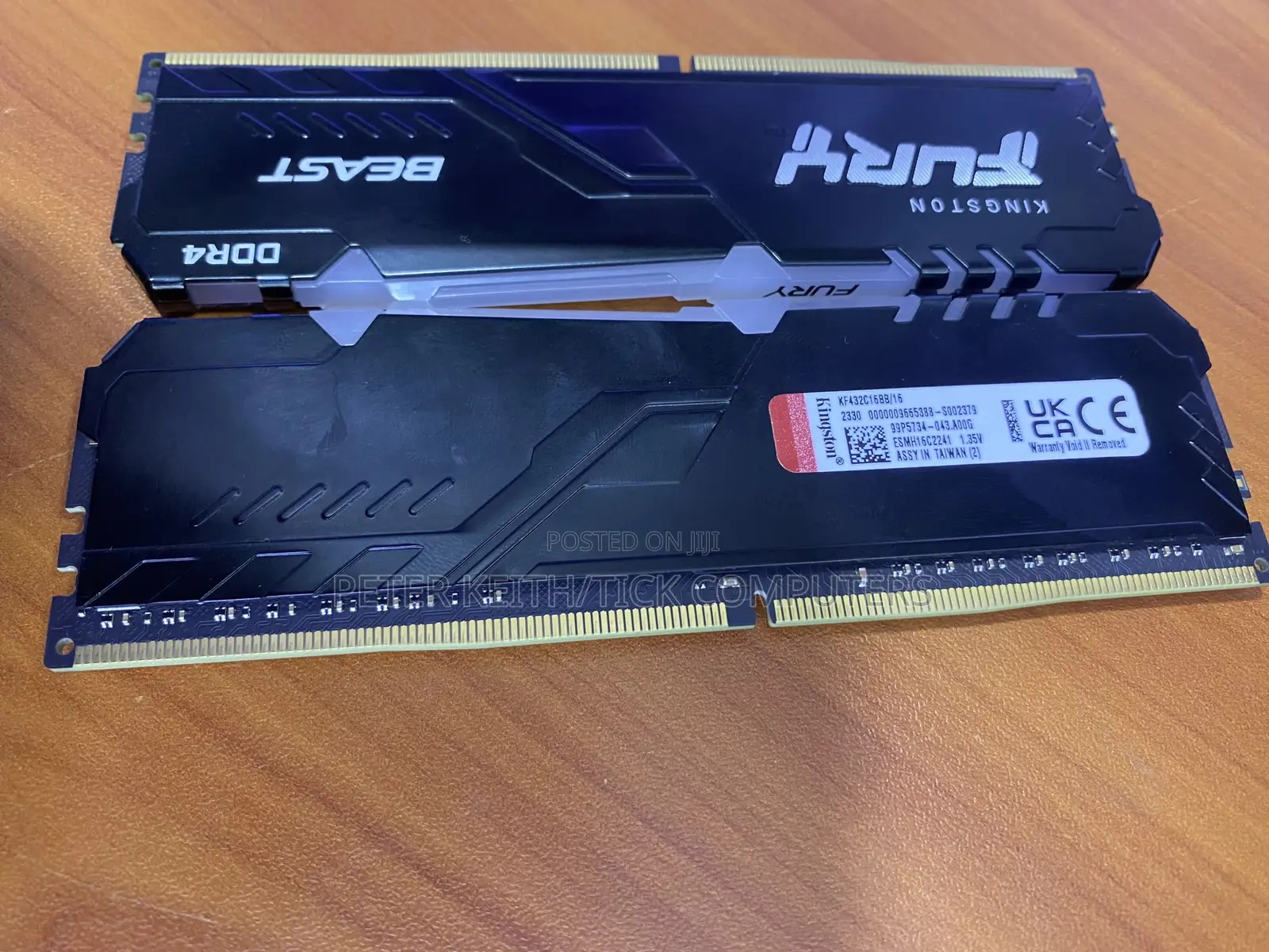 16 Kingston Fury Beast Ddr4 Desktop and Gaming Performance Memory