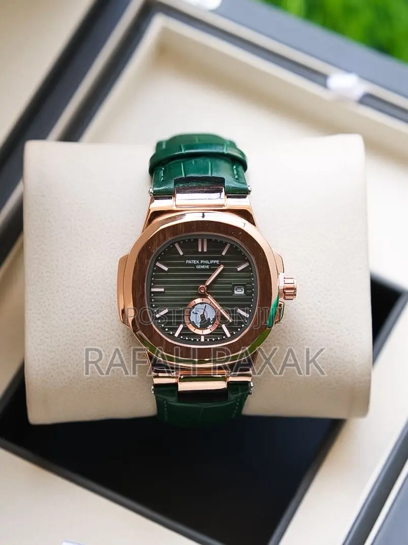Authentic Leather Patek Philippe Nautilus Watch