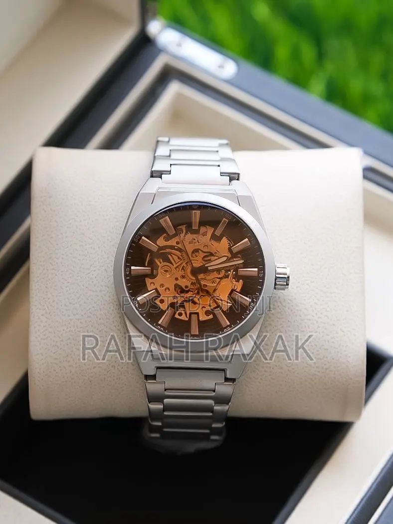 Automatic Stainless Steel Fossil Everett Watch