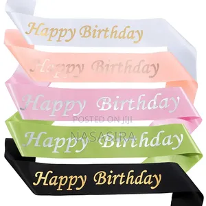 Sashes, Birthday, Baby Shower,Congs,Etc