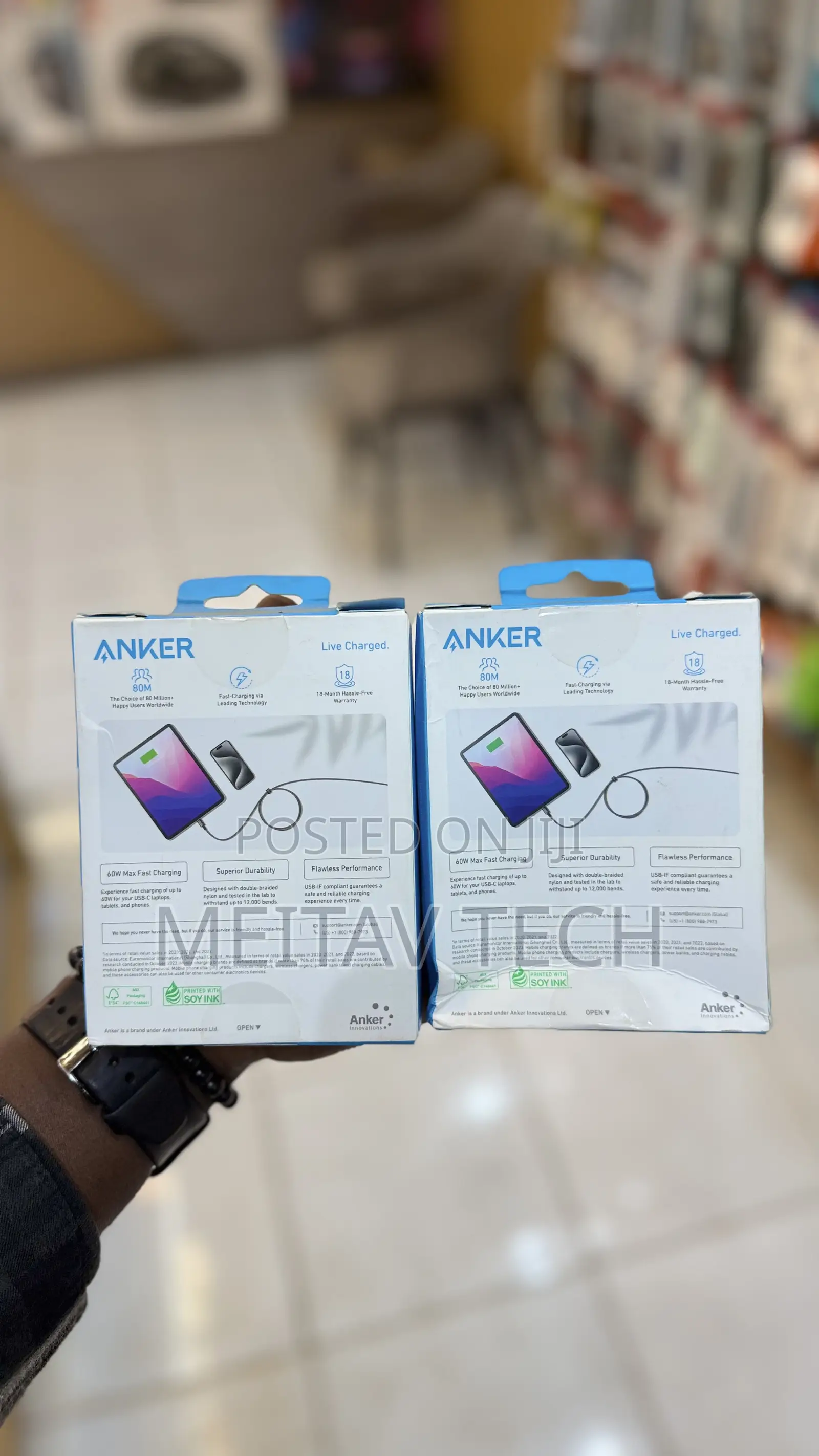 Anker Usb C to C Cable, 60w Fast Charging Cable