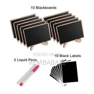 10pieces Mini Wooden Blackboards