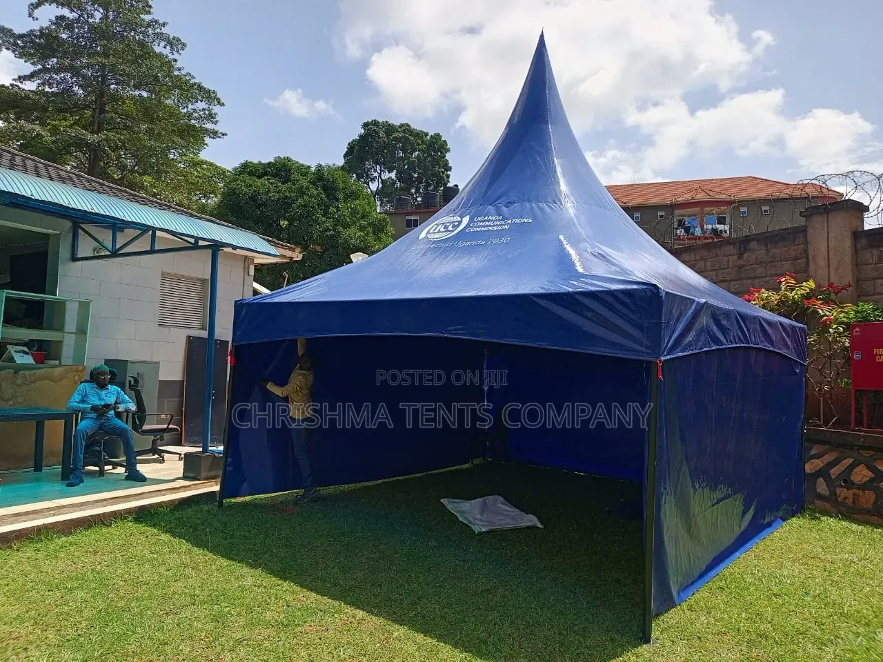 5mby 5m Tent Canopy in Blue Color