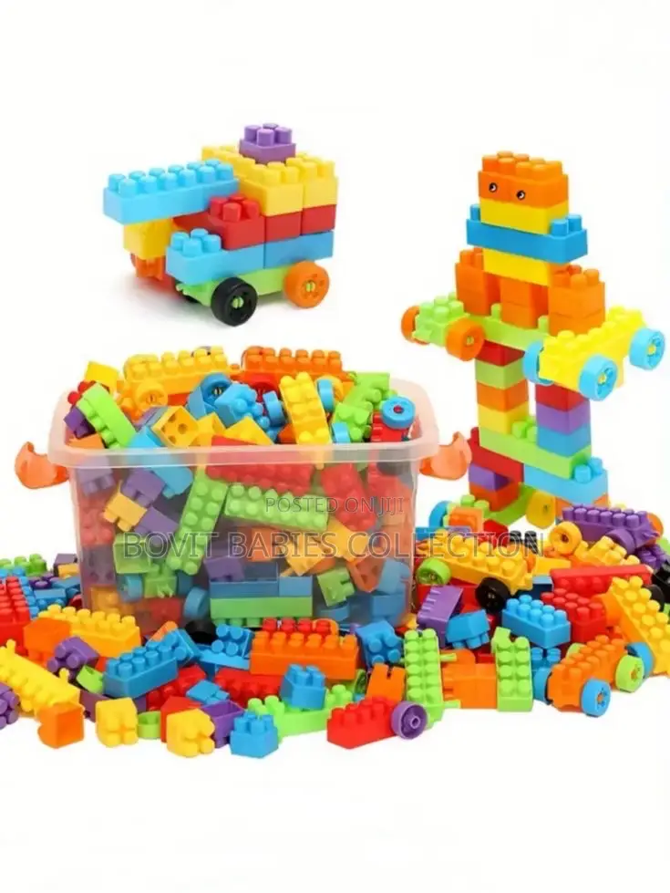 Colorful Interlocking Building Blocks