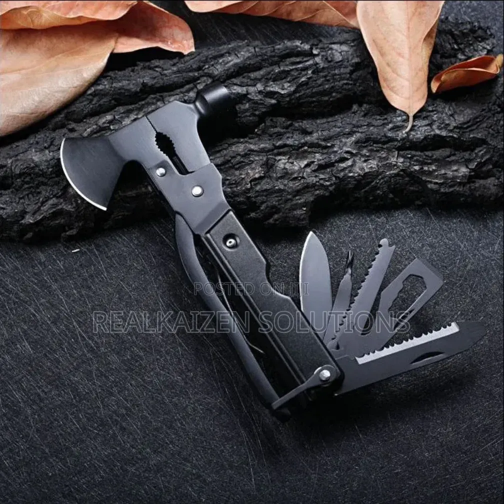 14 in 1 Multi Tool Survival Gear Hammer With Axe Military Grade Tool