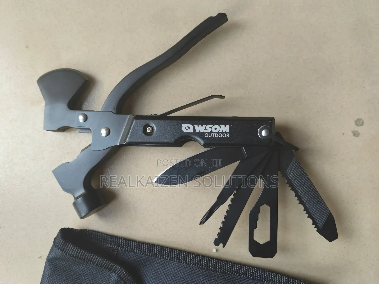 14 in 1 Multi Tool Survival Gear Hammer With Axe Military Grade Tool