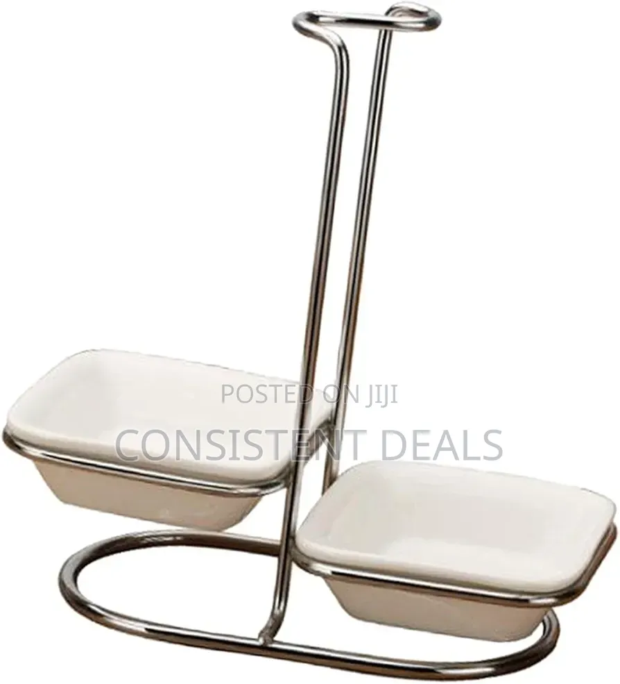 Ceramic Kitchen Spoon Rest Holder Stainless Steel Rack