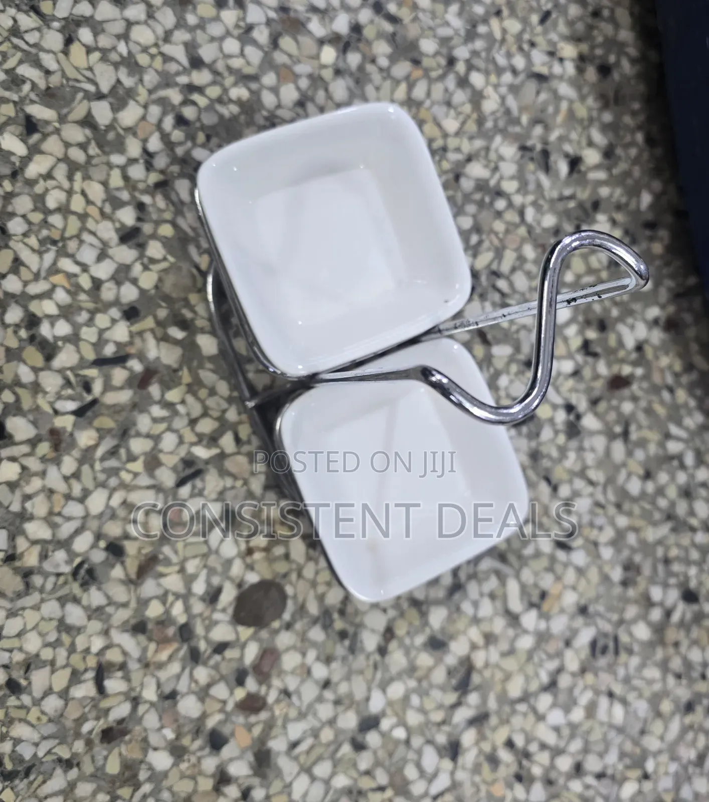 Ceramic Kitchen Spoon Rest Holder Stainless Steel Rack