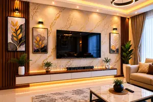 Luxury Modern Wallpaper Feature Wall