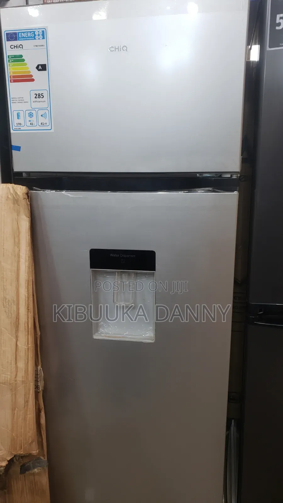 Chiq 270 Litres With Awater Dispenser Double Door