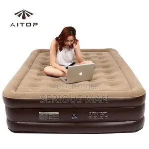 High-density Inflatable Air Mattress 5*6 With A Built-in Electric Pump