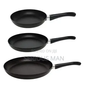 Versatile Set of Three Non-Stick Frying Pans