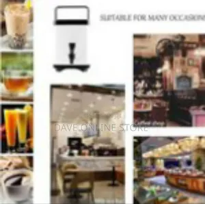 Professional Insulated Beverage Dispenser With Foldable Legs