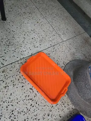 Orange 1pc Plastic Serving Trays Plastic Serving Trays