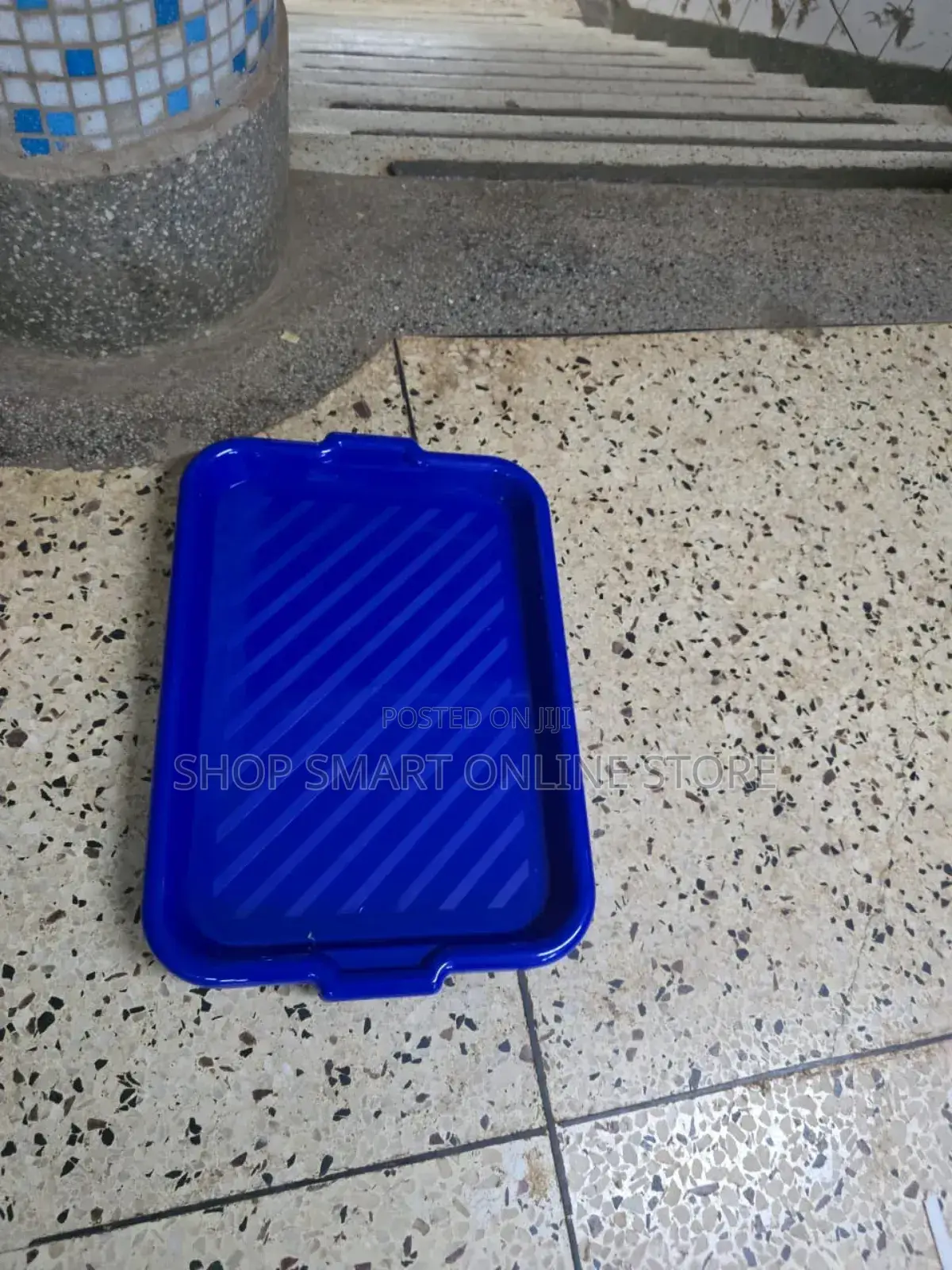 Royal Dark Blue Plastic Serving Trays Plastic Serving Trays