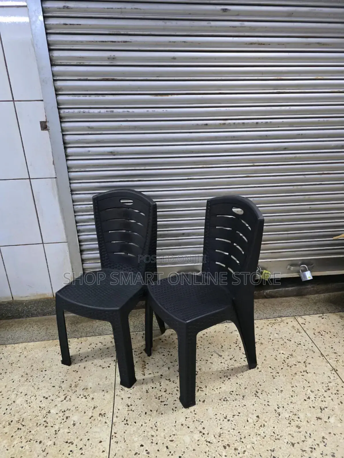 Combo 2pcs Plastic Chairs Plastic Chairs Armless
