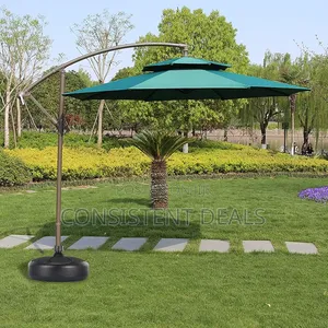 Outdoor Banana Umbrella Aluminum Garden Parasol