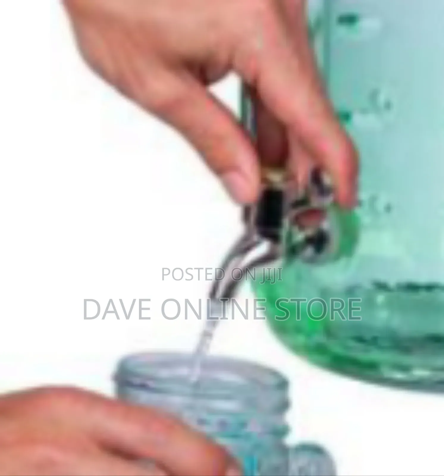 Novelty Cactus-Shaped Glass Beverage Dispenser -