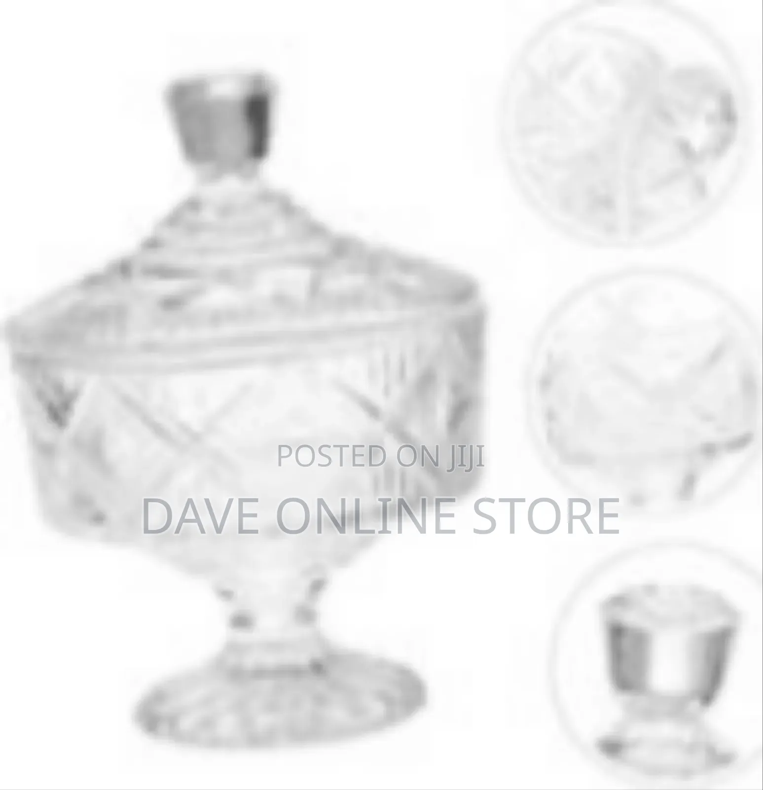 Glass Sugar Bowl - Clear