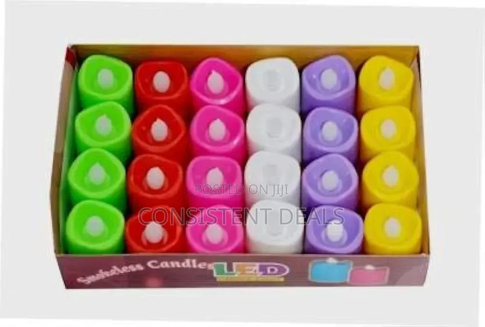 Smokeless Led Candles Flameless Multi Auto Color