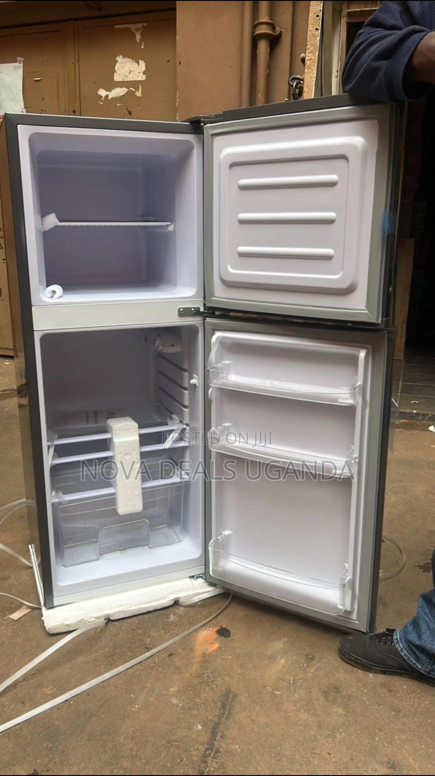 Pixel 160l Double Door Fridge Top Freezer Refridgerator