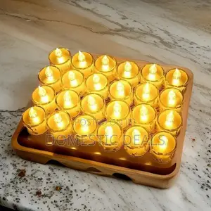 Crystal Led Tealight Unscented Candles