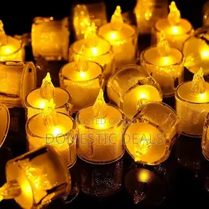 Crystal Led Tealight Unscented Candles