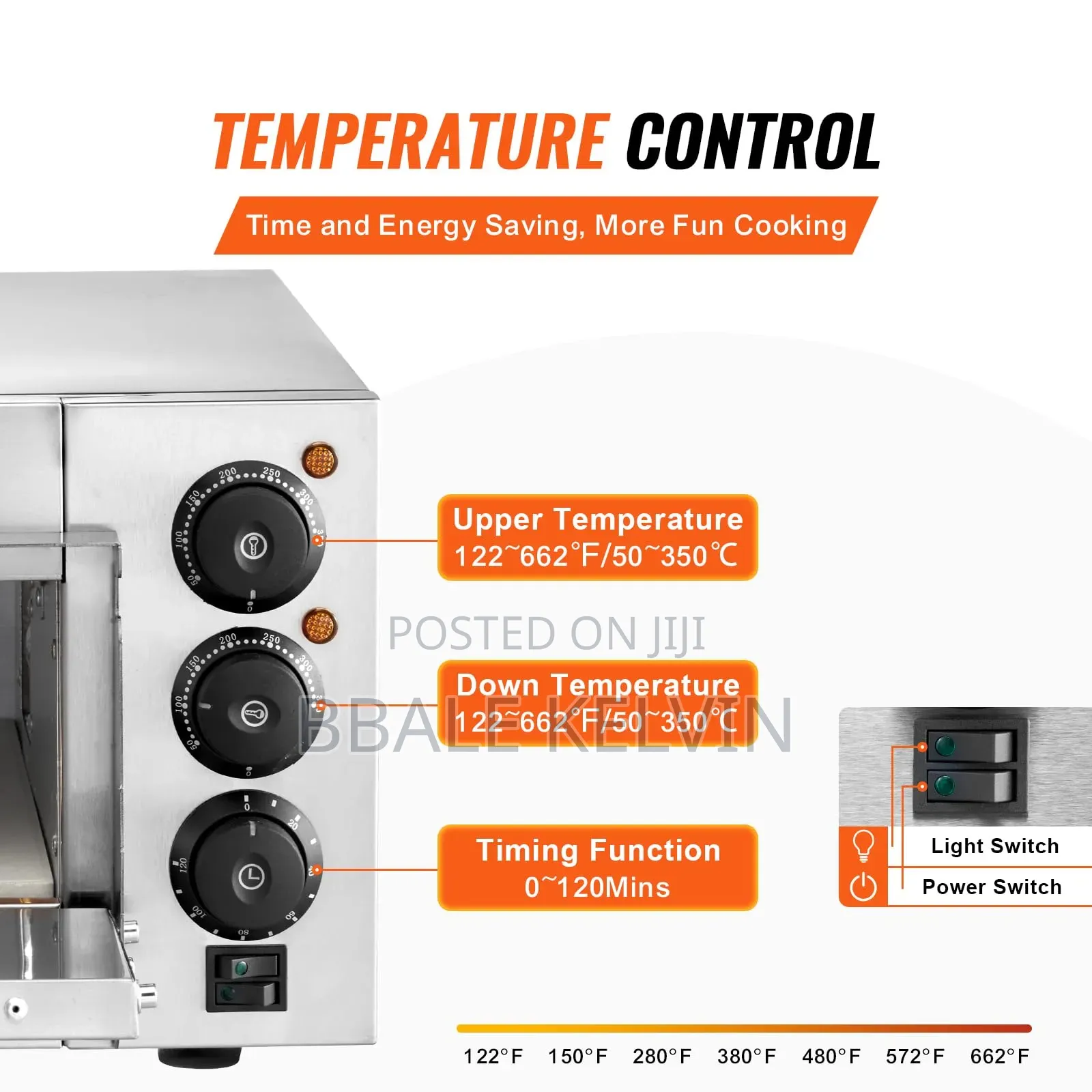 Commercial Electric Pizza Oven Single Deck
