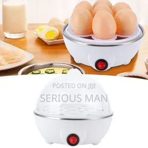Electric Egg Boiler With 6 Slots - Multicolor