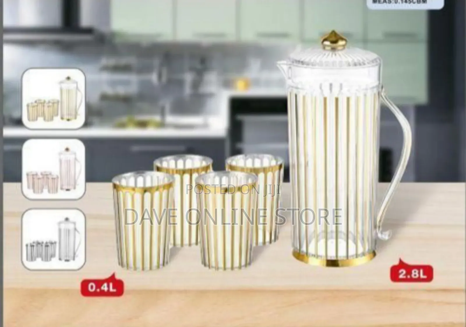 Sophisticated Glass Pitcher
