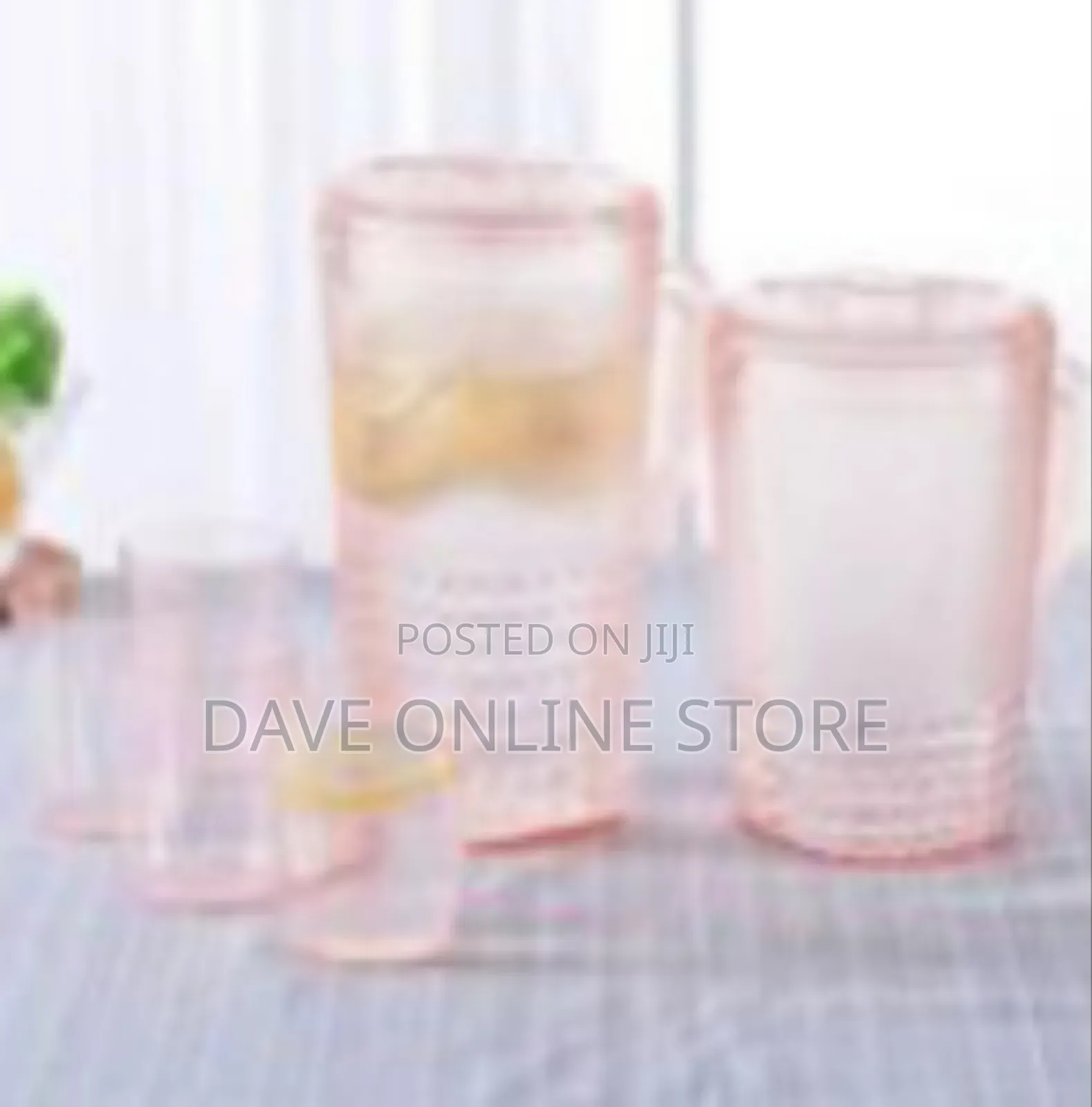 Textured Beverage Pitcher