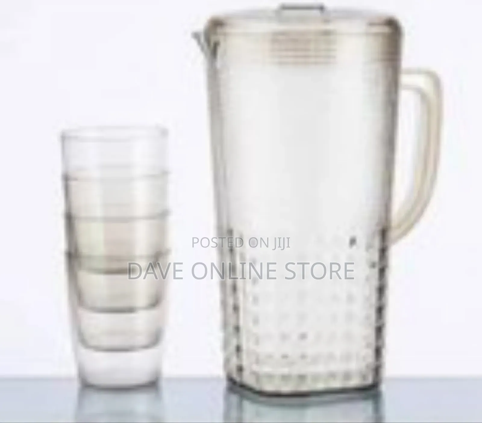 Textured Beverage Pitcher