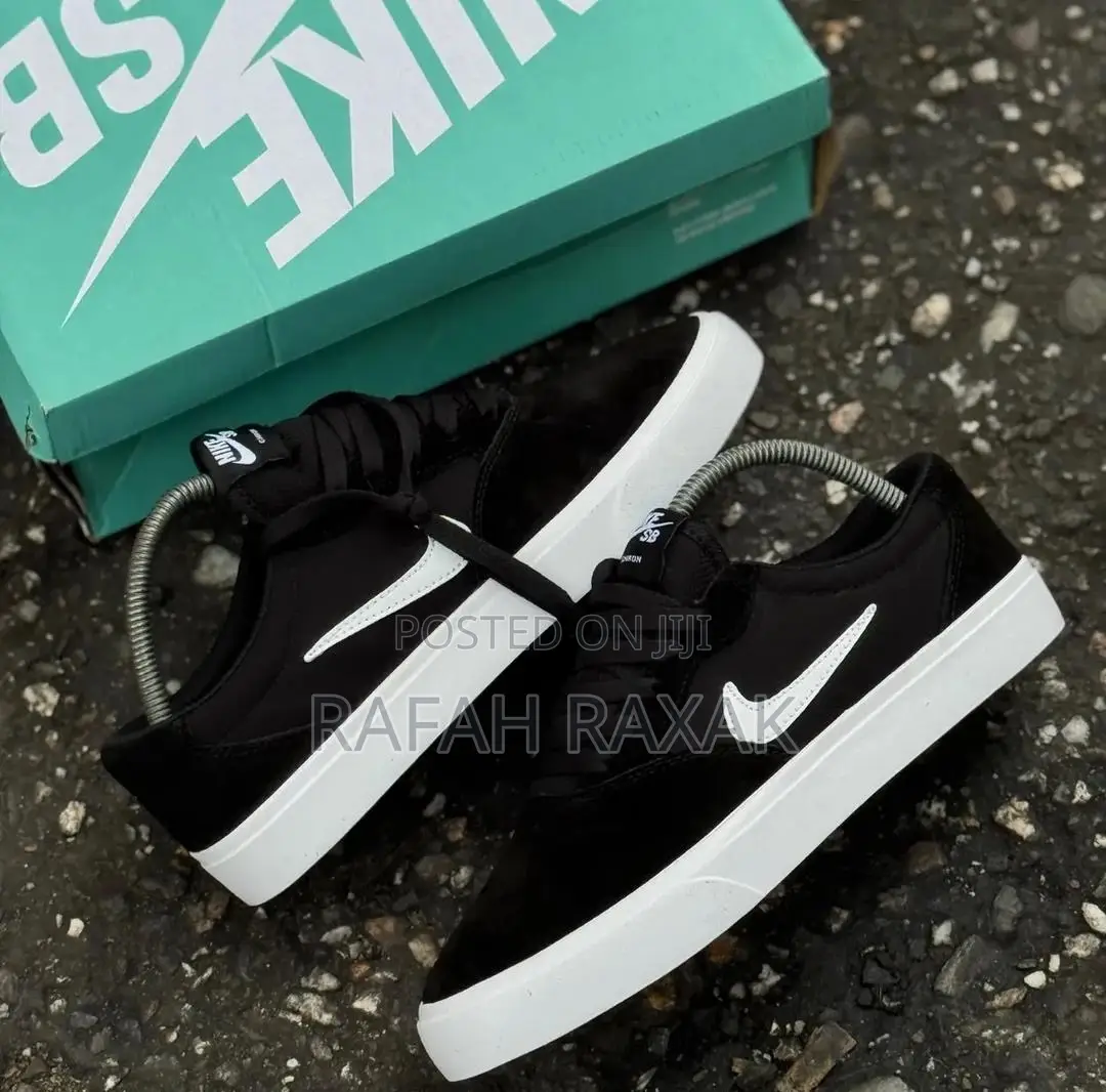 Black Version of Nike Sb Suede Sneakers