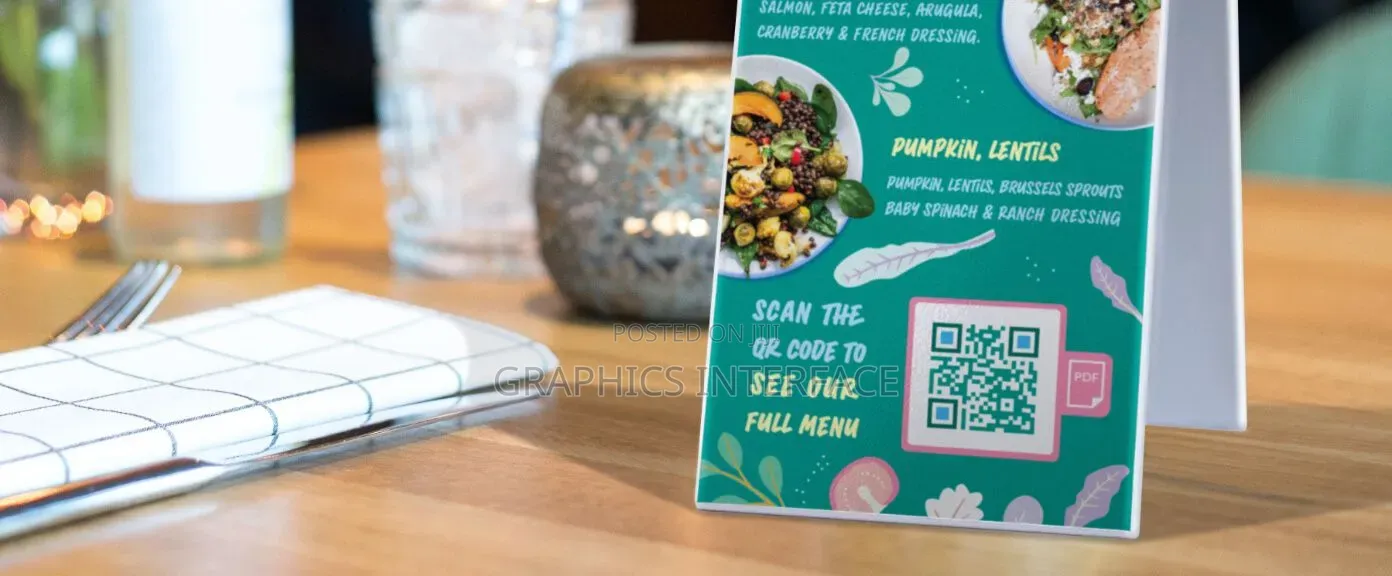 We Make Bar Codes and Qr Codes -for Menu Products, Ids Goods