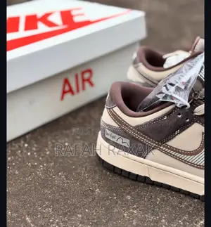 Brown Suede Nike Dunk Low Sneakers