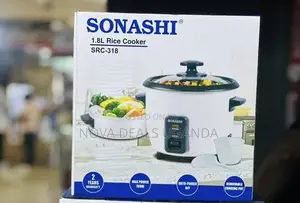 Sonashi 1.8l Electric Rice Cooker Stainless Steel Pot