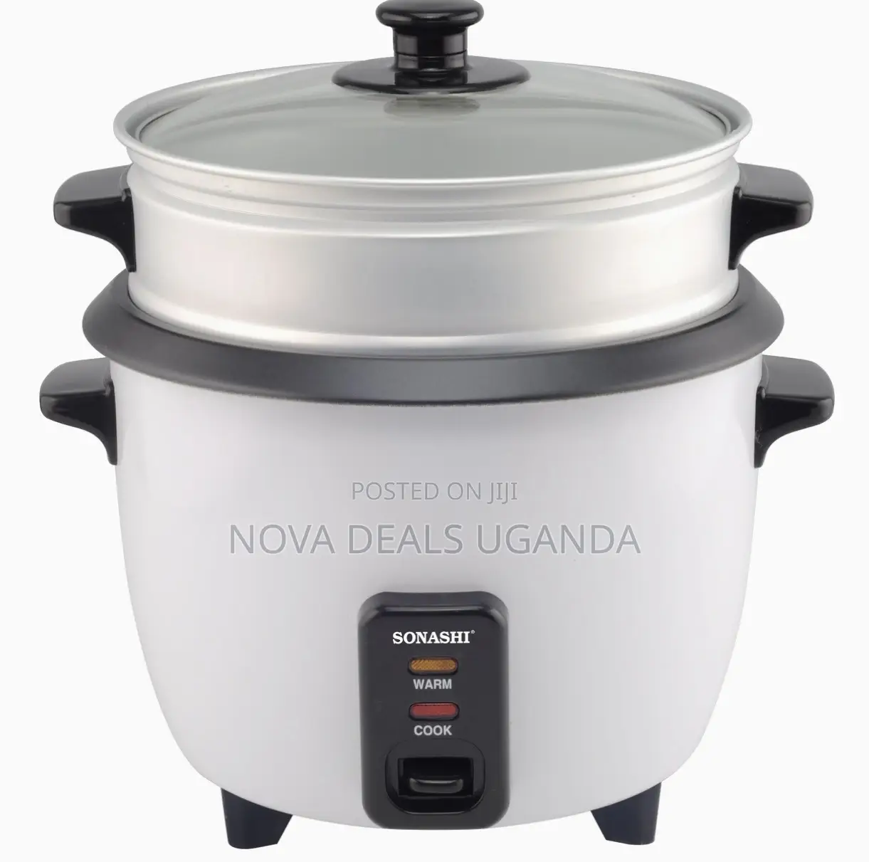 Sonashi 1.8l Electric Rice Cooker Stainless Steel Pot