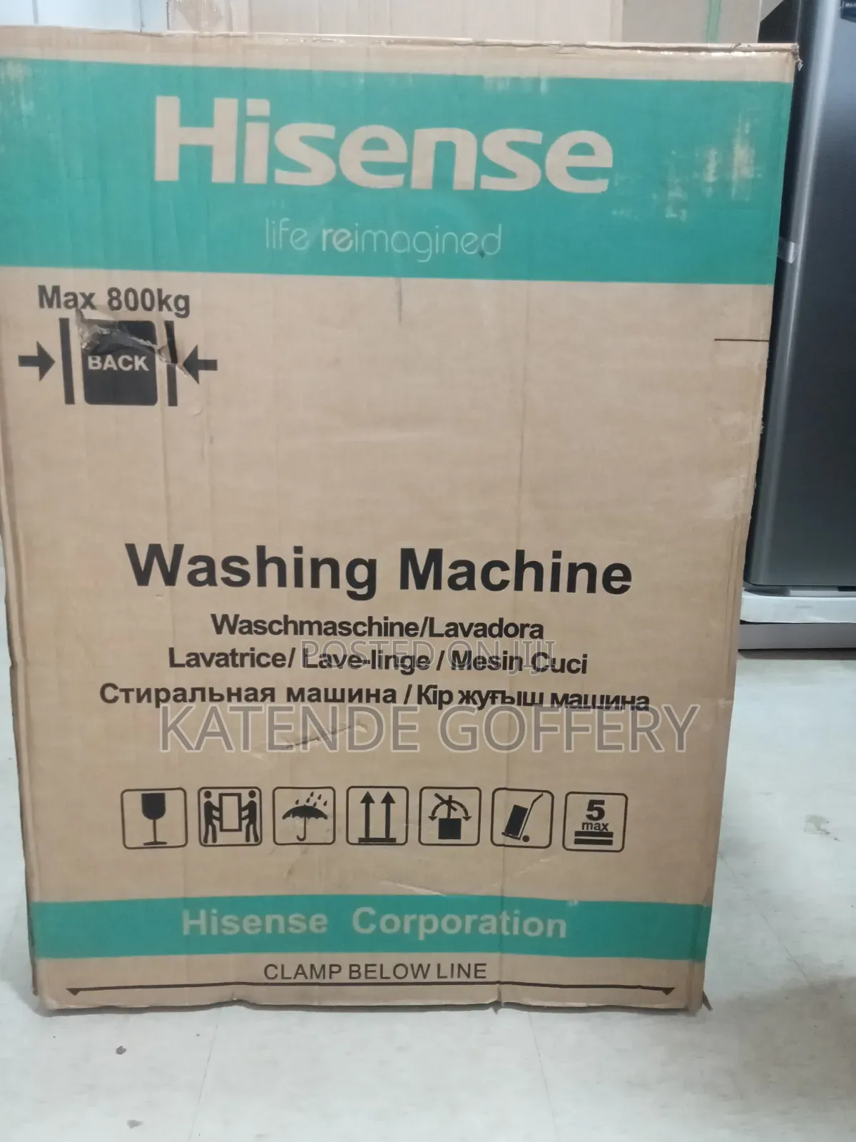 Hisense Warshing Machine 7kg Front Loader