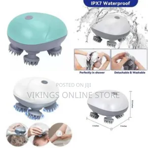 Electric Head Massager Wireless Scalp Massager Waterproof Body Massage
