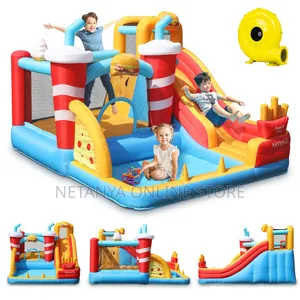 Extra Long Slide Bouncing Castle