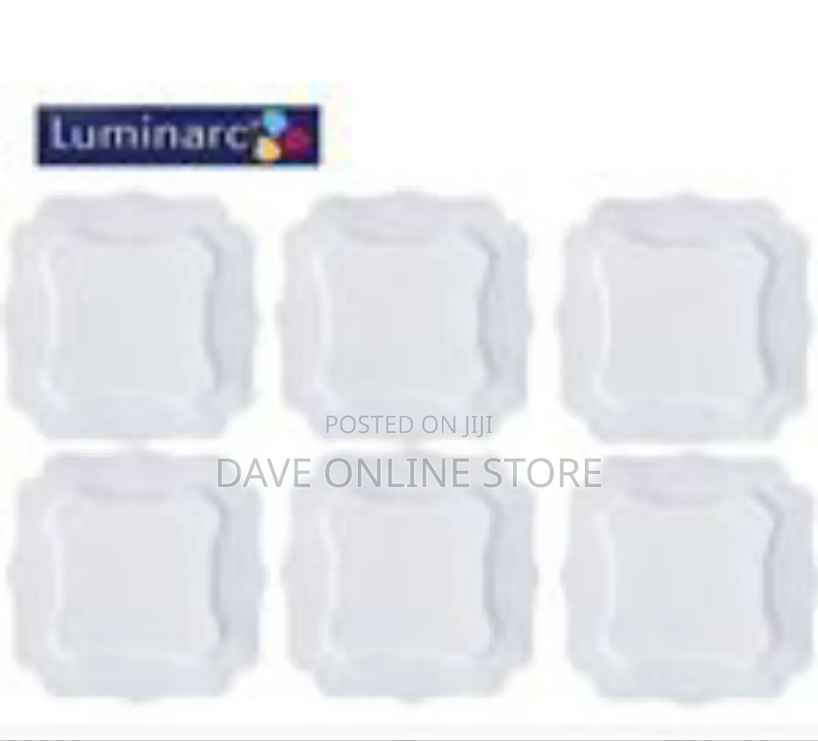 6 Pieces Set of Porcelain Desert Plates