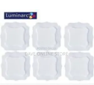 6 Pieces Set of Porcelain Desert Plates