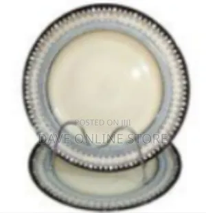 Set of 6 Decorative Ceramic Serving Plates