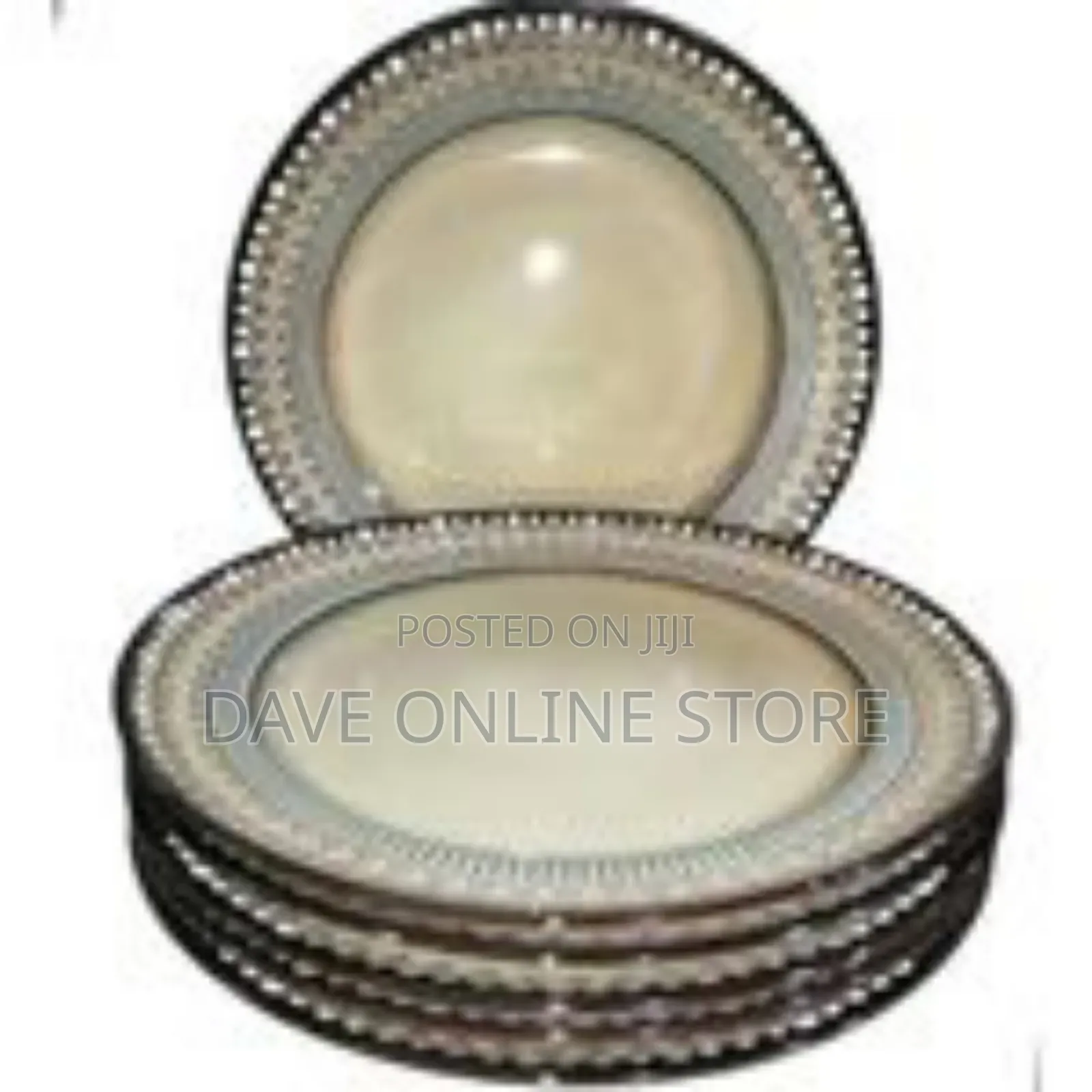 Set of 6 Decorative Ceramic Serving Plates