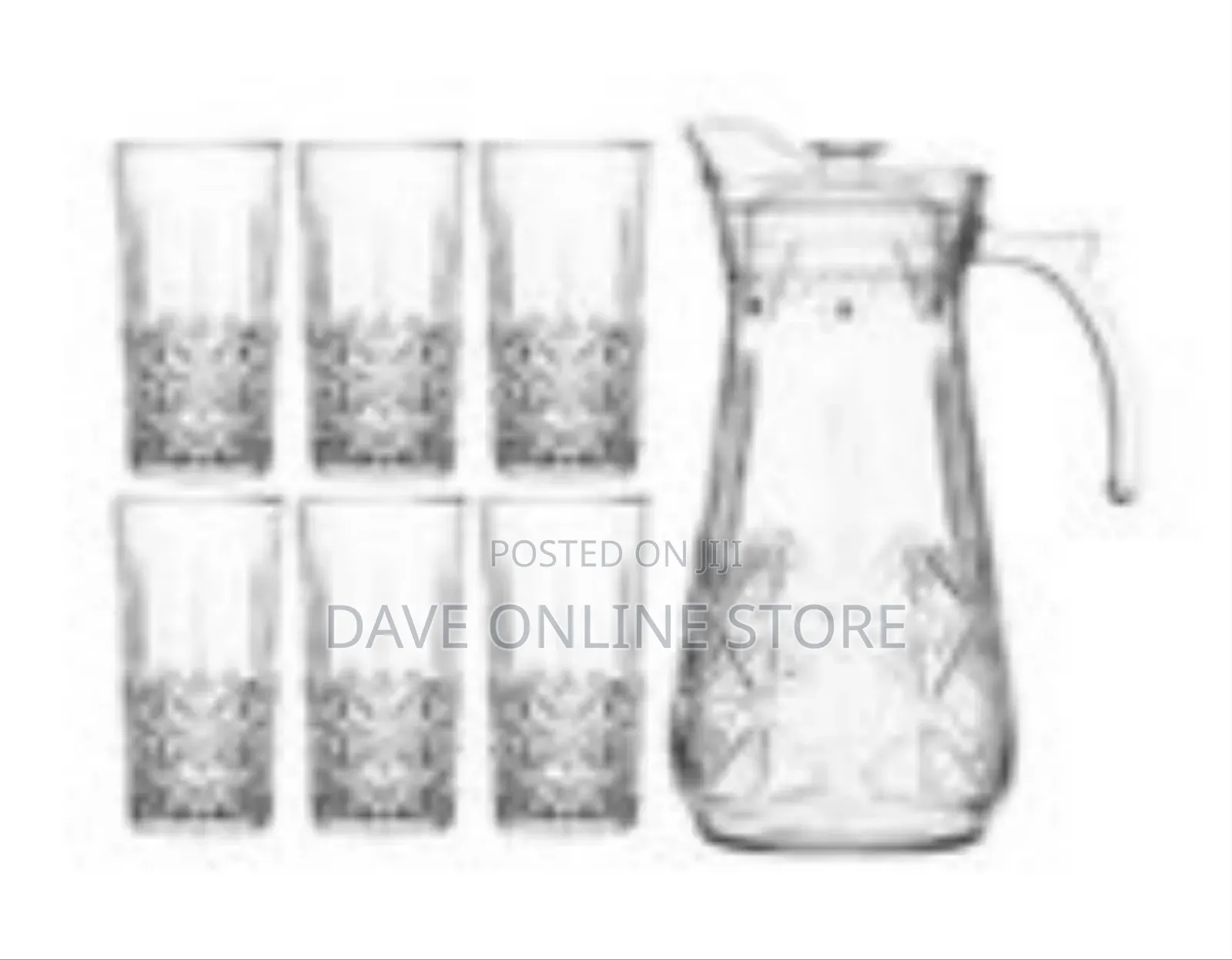 7 Piece Glassware Set