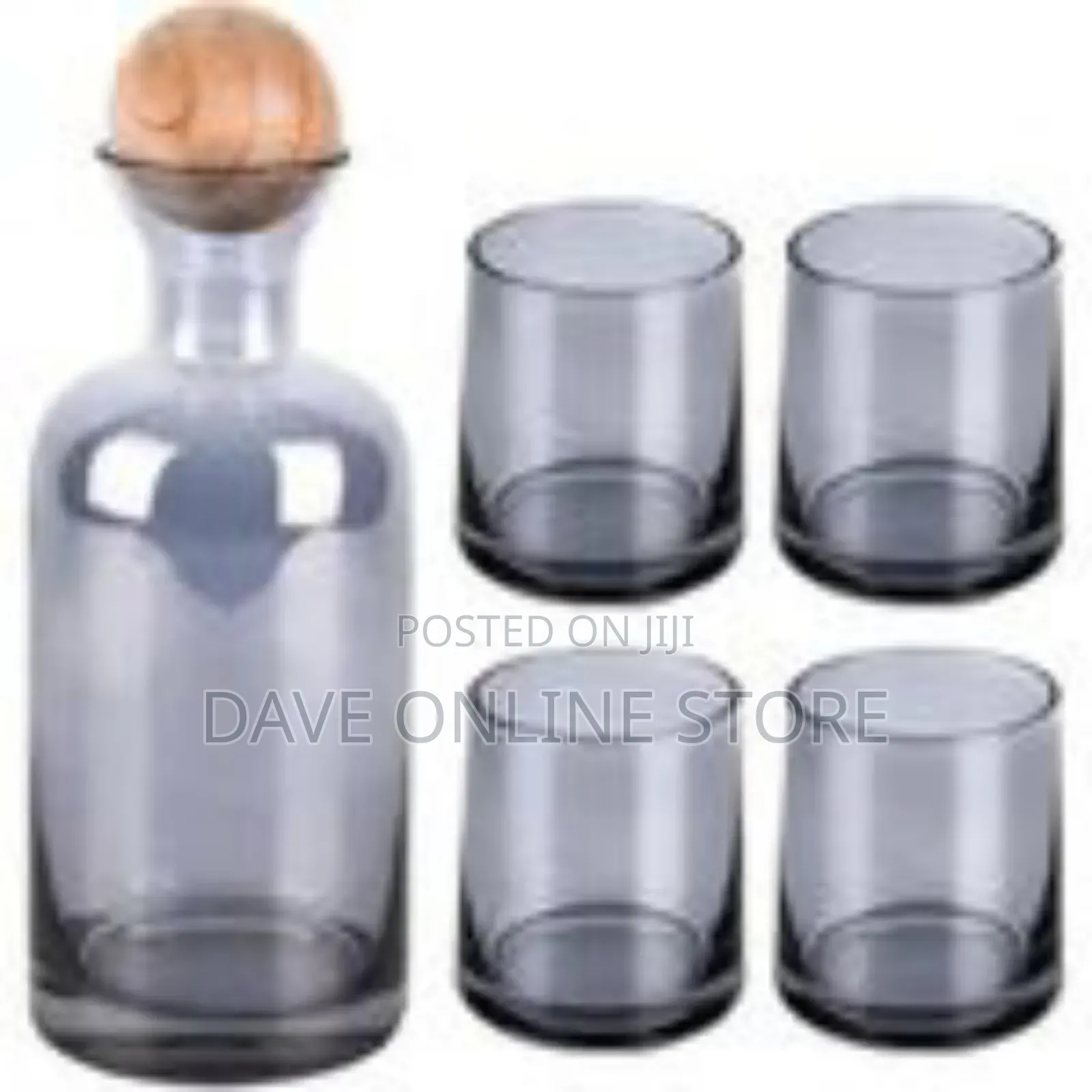 Set of 5 Brosilicate Glass Drinking Tea Glasses