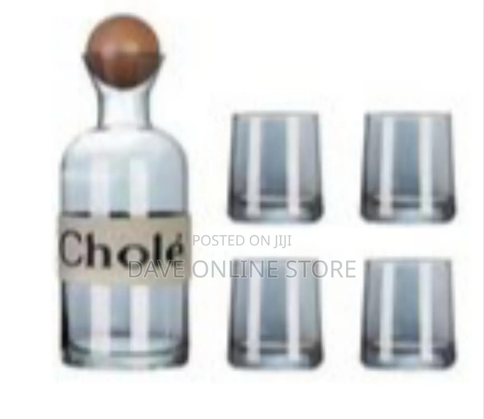 Set of 5 Brosilicate Glass Drinking Tea Glasses