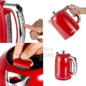 Raf R.7306r Retro-Style 1.7l Electric Kettle - Rapid Boil, Safe Design