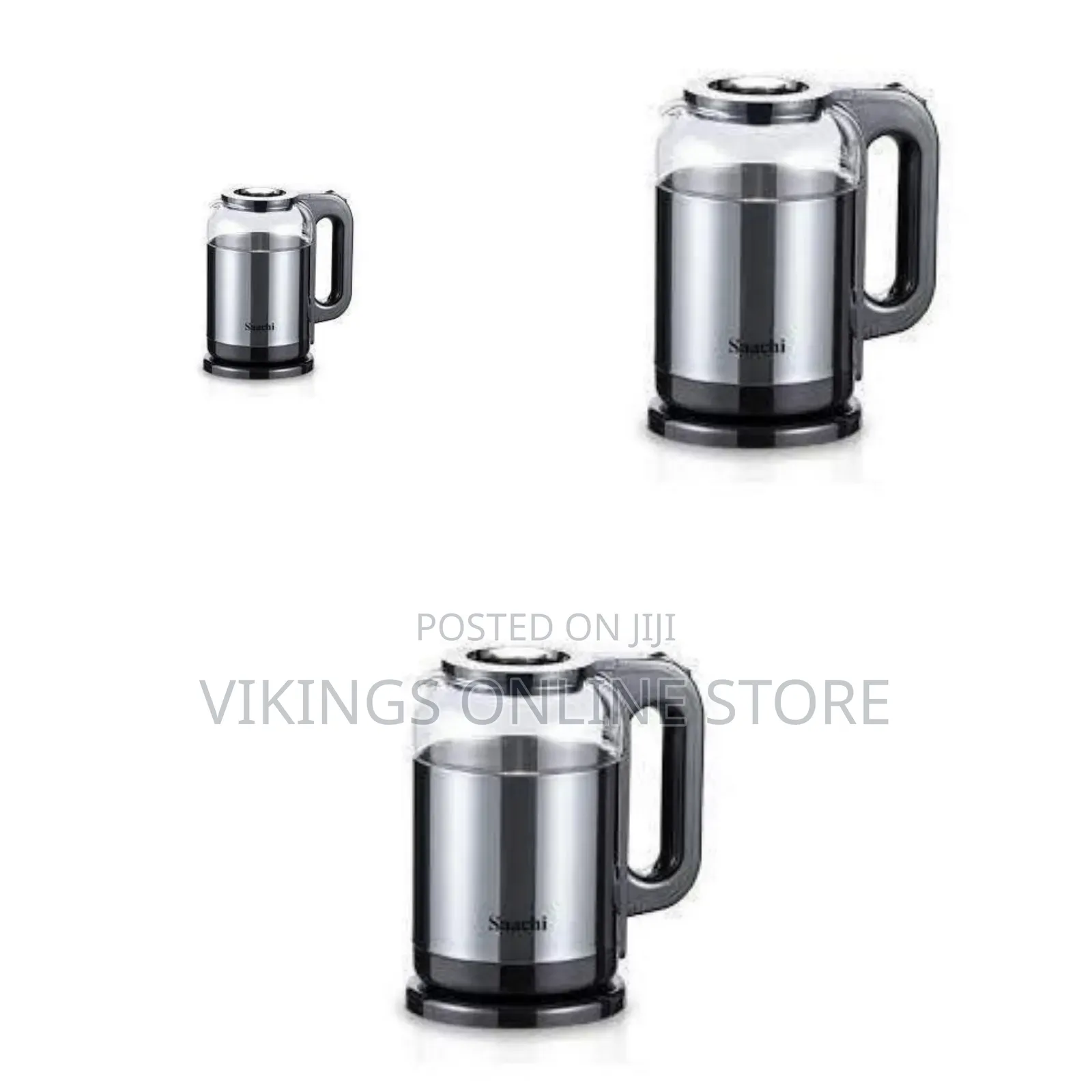 Saachi Cordless Electric Kettle (1.8 Litres) - Multicolor