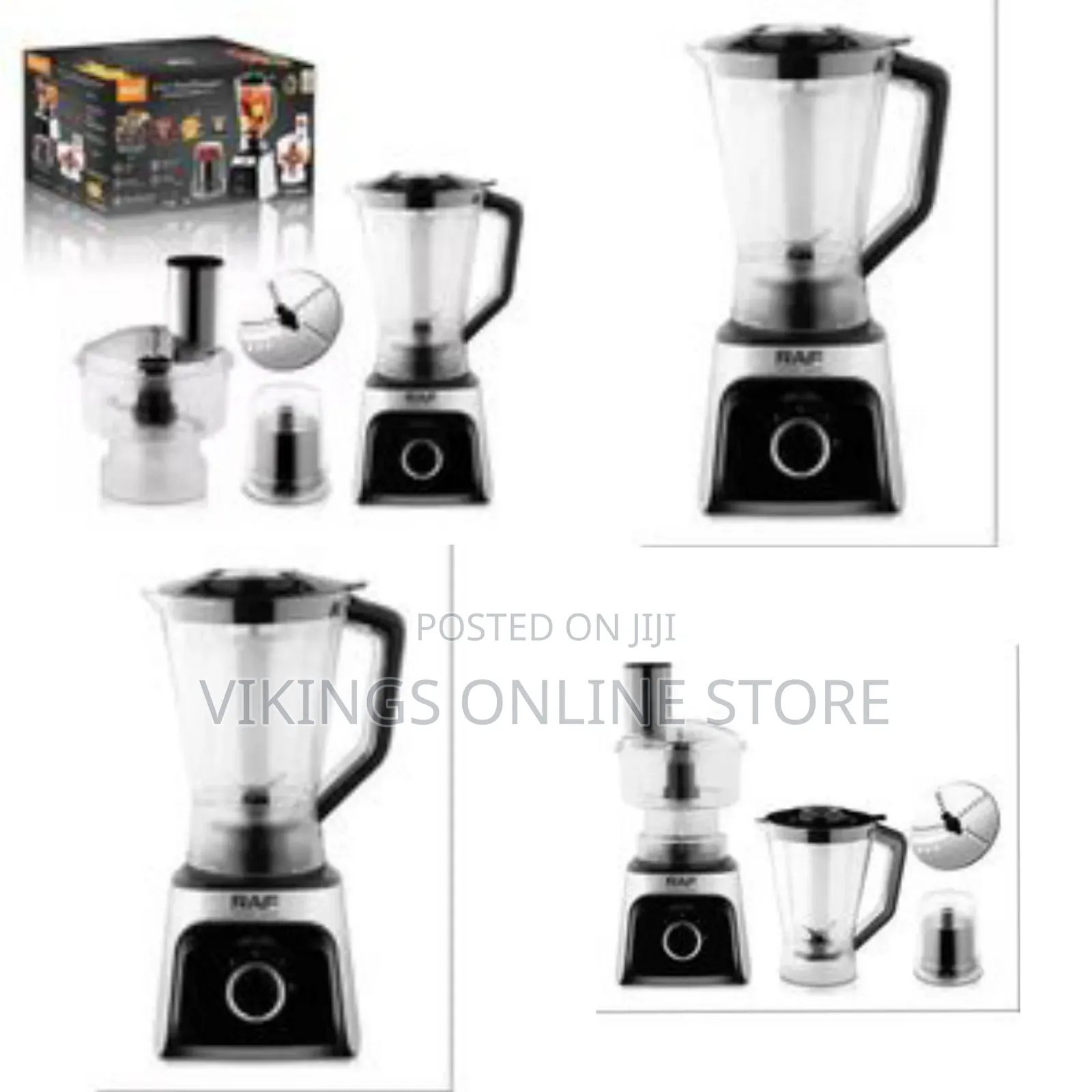 Raf Raf 4-in-1 Food Processor - Multicolor